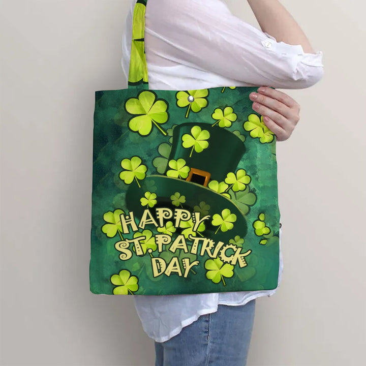 St. Patrick's Day Lettering Casual Canvas Bag