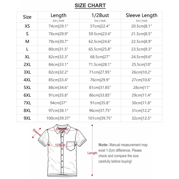 Metal Rock Star Pattern Chest Pocket Shirt 2409005553