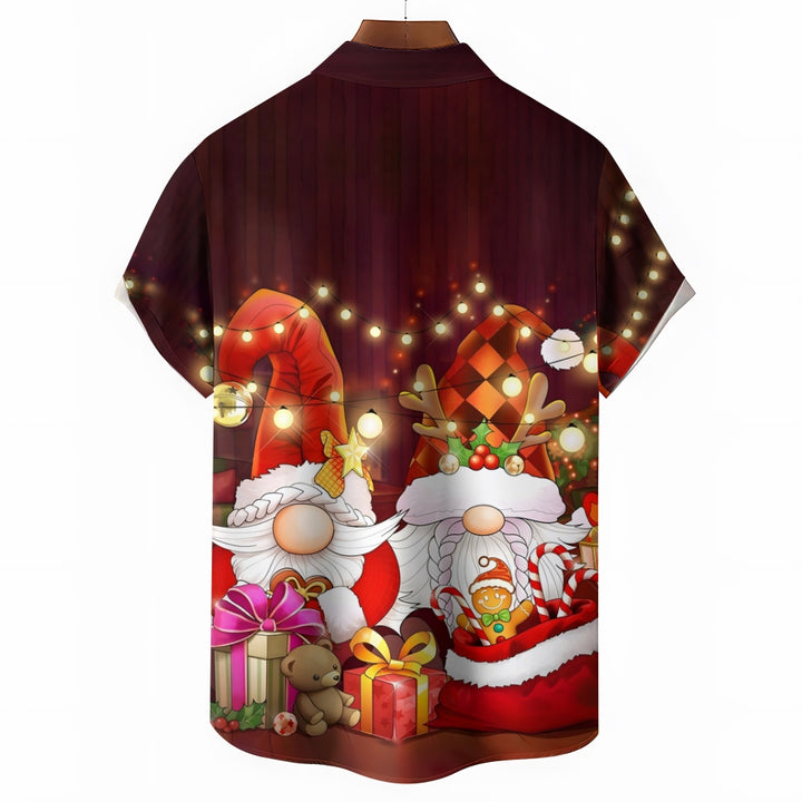 Christmas Gnome Santa Short-Sleeved Shirt 2409011395