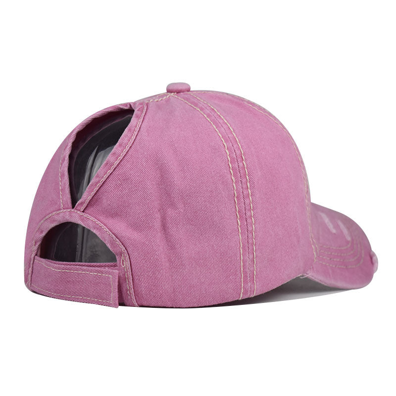 Five-Pointed Star Washed Baseball Cap 240203494