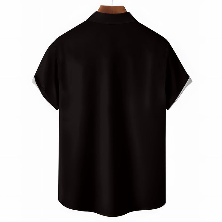 Men's Veteran Casual Short Sleeve Shirt 2403000712