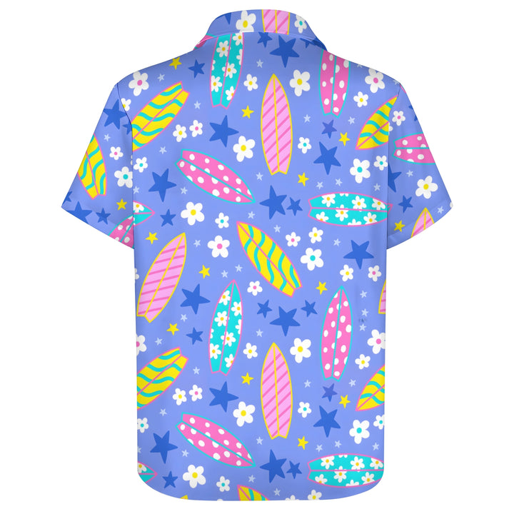 Surfboard Hawaiian Casual Short Sleeve Shirt 2404000285