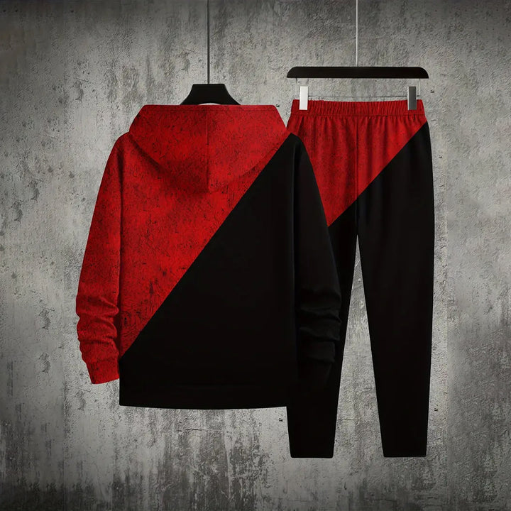 Men's Fashionable 3D Print Sportswear 2-piece Set