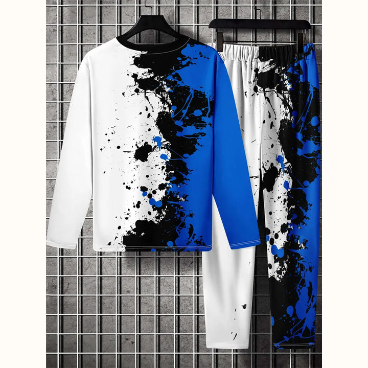 Men's Fashionable 3D Print Sportswear 2-piece Sets