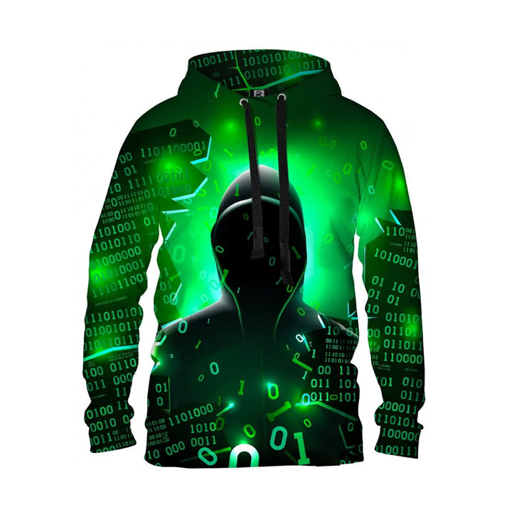 Men's Engineer Code Printed Hoodie