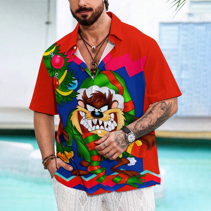 Men's Hawaiian Casual Short Sleeve Shirt 2410007989