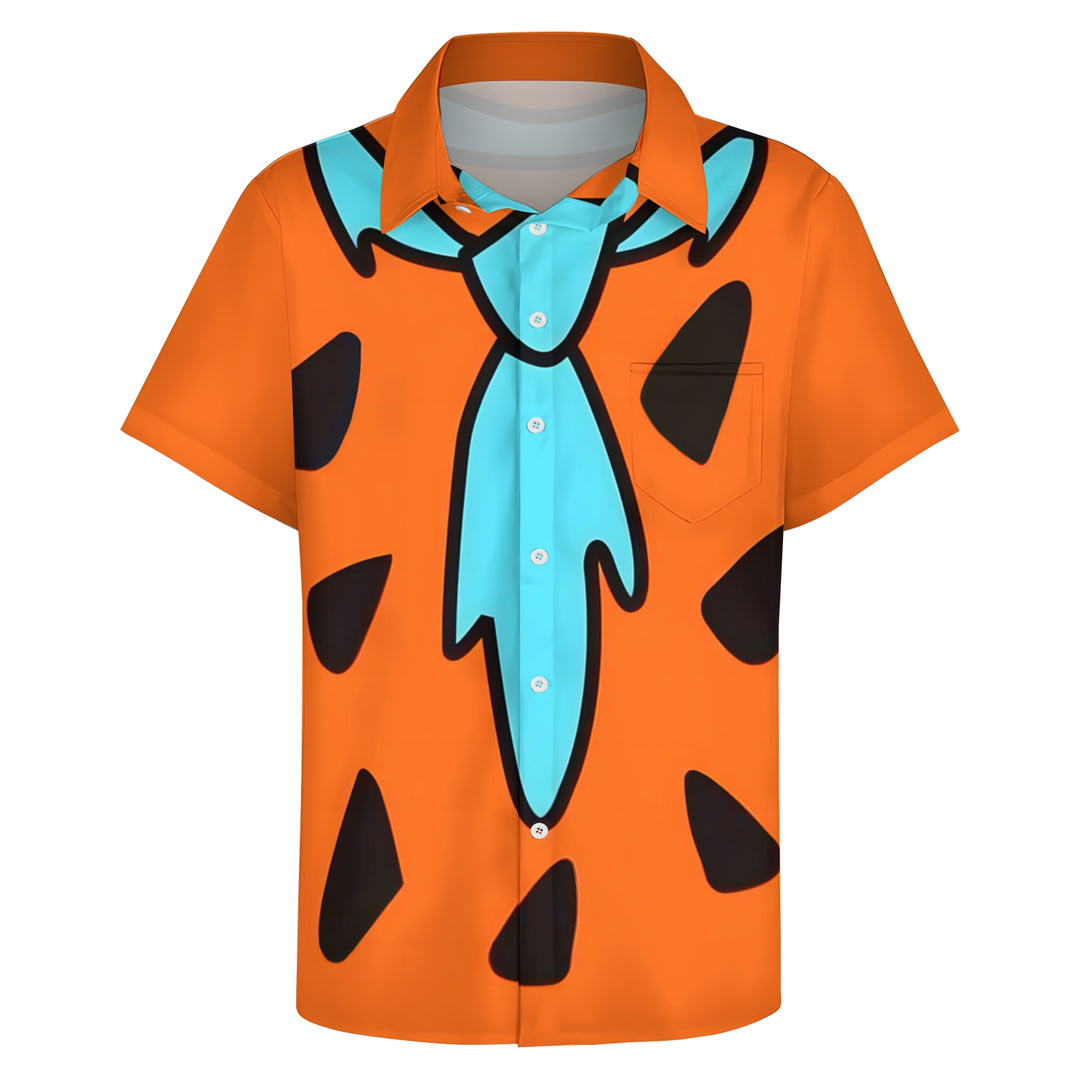 Men's Cartoon Character Casual Short Sleeve Shirt 2403000693