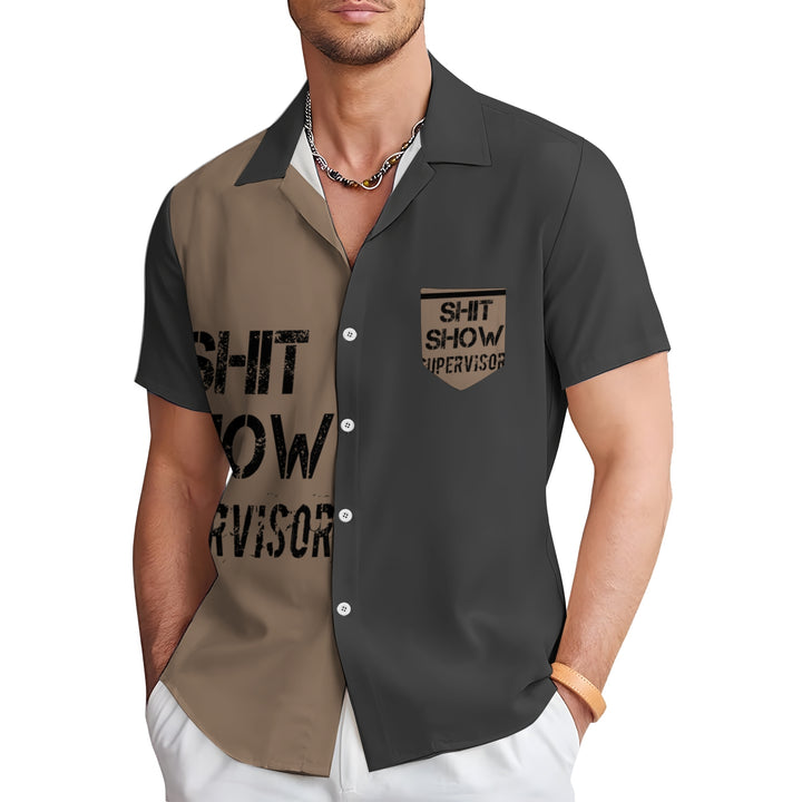 Men's Hawaiian Print Resort Shirt 2304102689