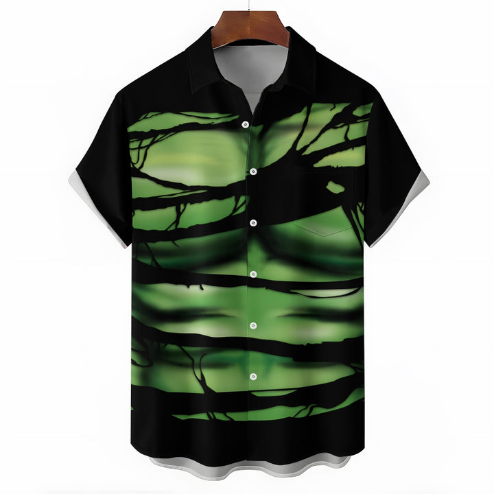 Men's Hero Character Costume Casual Short Sleeve Shirt 2403000725