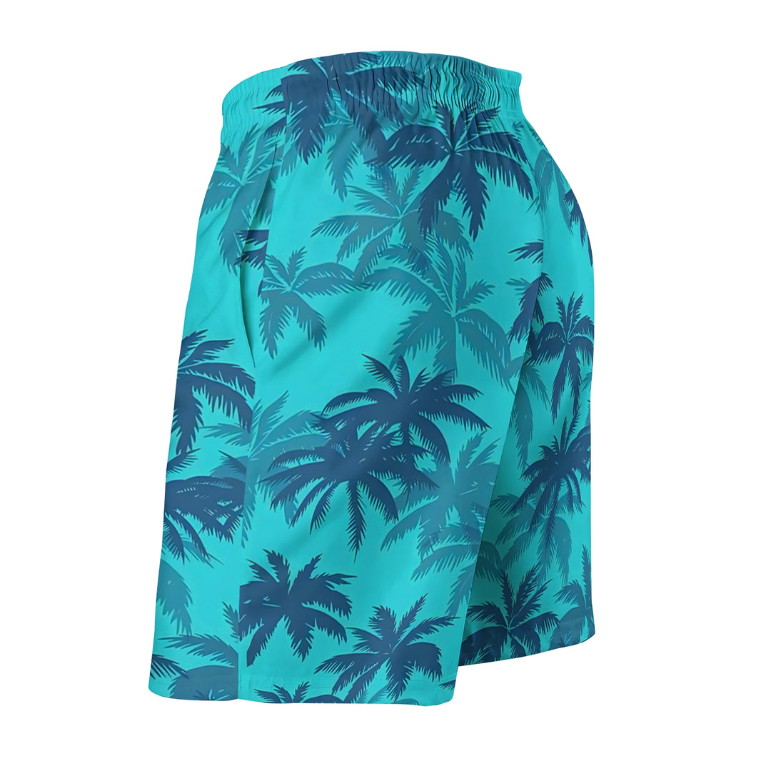 Men's Sports Hawaiian Coconut Palm Beach Shorts 2312000412