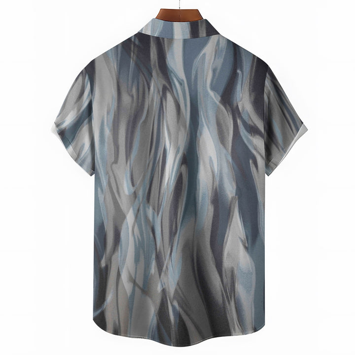 Men's Textured Casual Short Sleeve Shirt 2311000039