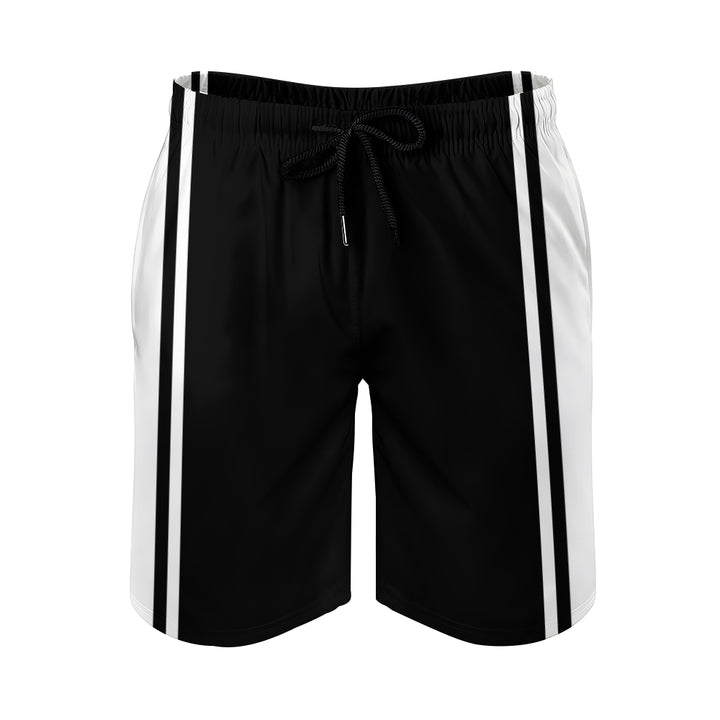 Men's Sports Stripes Beach Shorts 2401000149