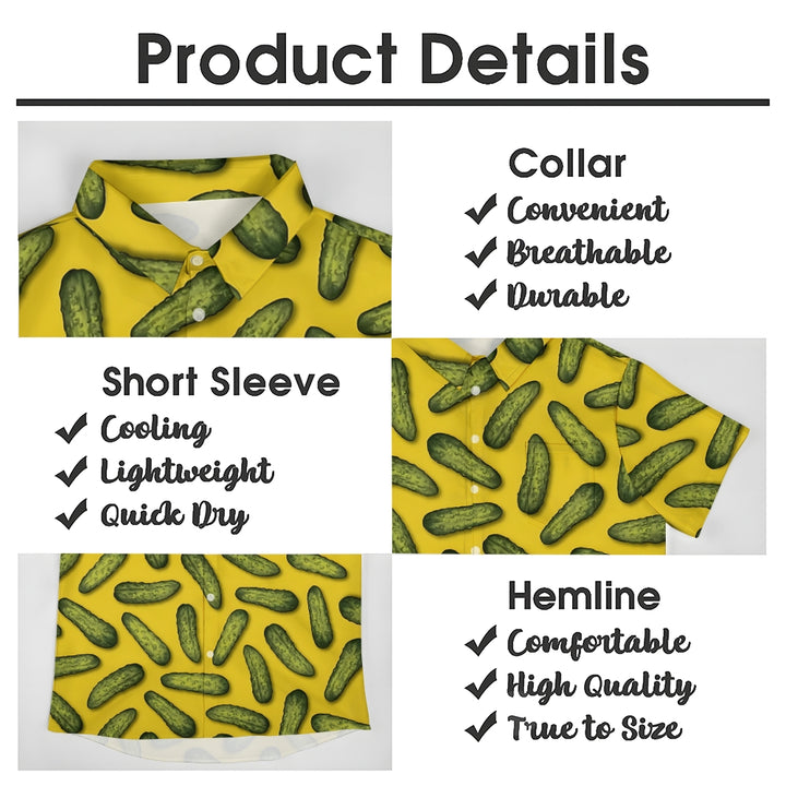 Pickles Chest Pocket Short Sleeve Shirt 2308100994