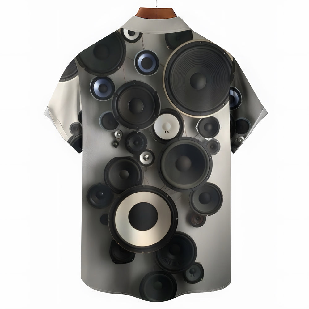 Men's Audio Casual Short Sleeve Shirt 2312000319