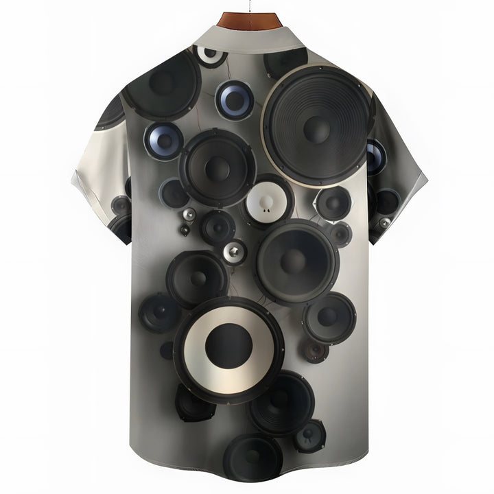 Men's Audio Casual Short Sleeve Shirt 2312000319