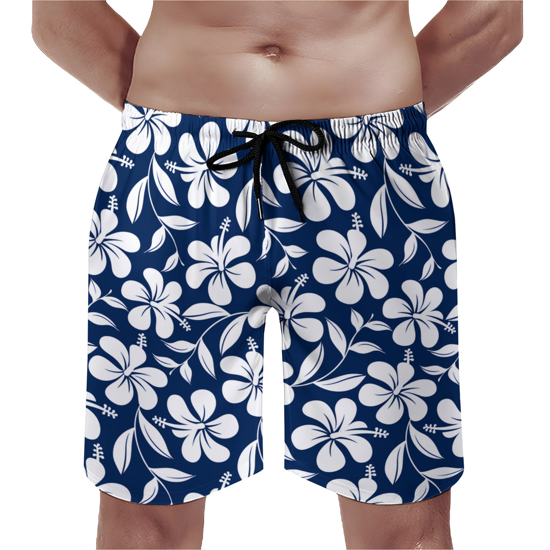 Men's Sports Hawaii Flowers Beach Shorts 2312000021