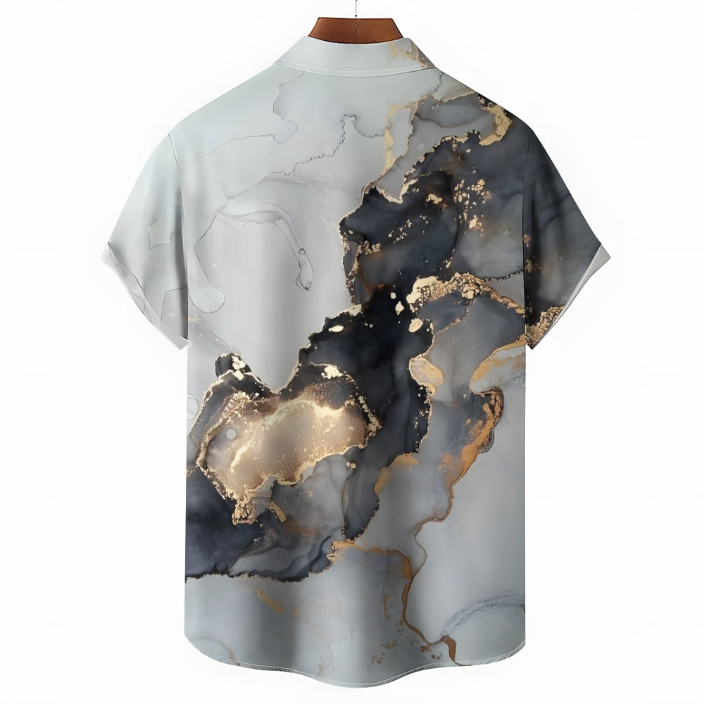 Fluid Art Casual Short Sleeve Shirt 2402000005