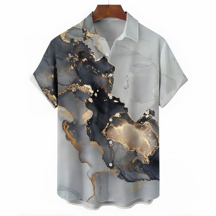 Fluid Art Casual Short Sleeve Shirt 2402000005