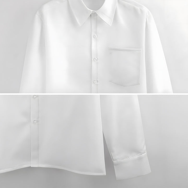 Men's Casual Gradient Color 3D SquarePrinted Long Sleeve Shirt 2311000201