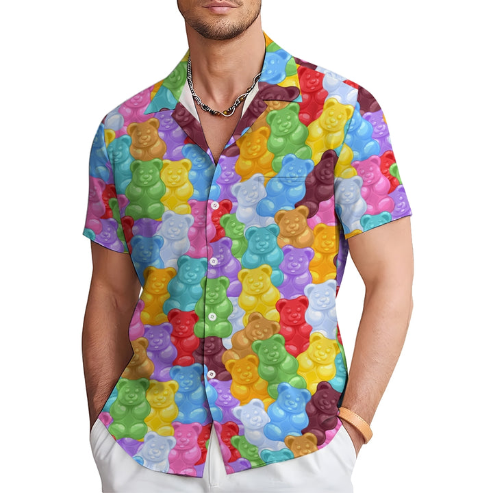 Gummy Bears Casual Short Sleeve Shirt 2402000139