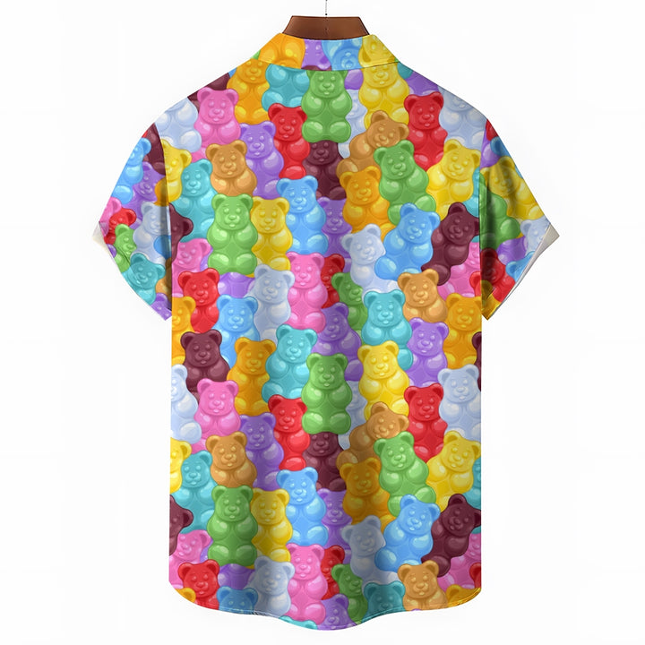 Gummy Bears Casual Short Sleeve Shirt 2402000139