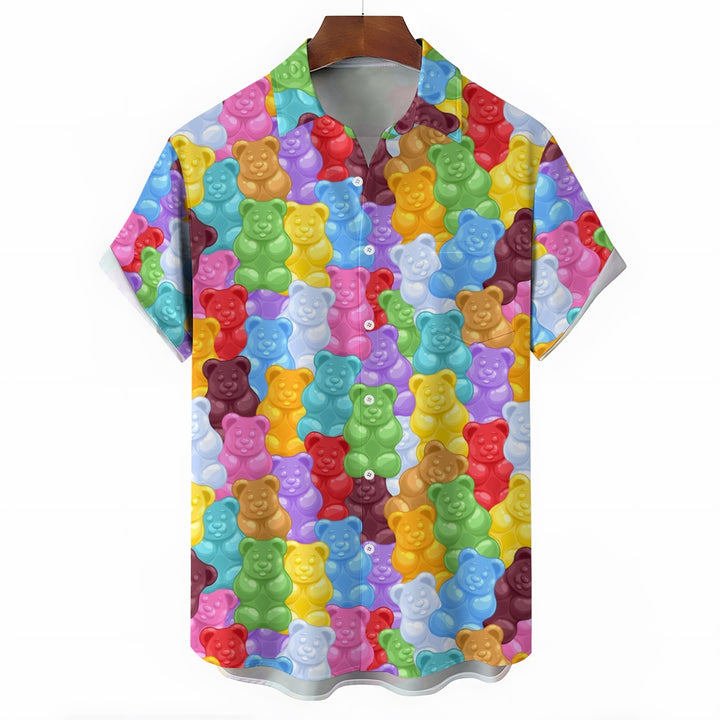 Gummy Bears Casual Short Sleeve Shirt 2402000139