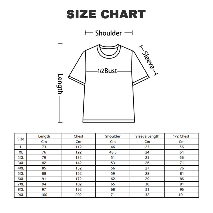Men's Large Casual Colorblock Printed T-shirt