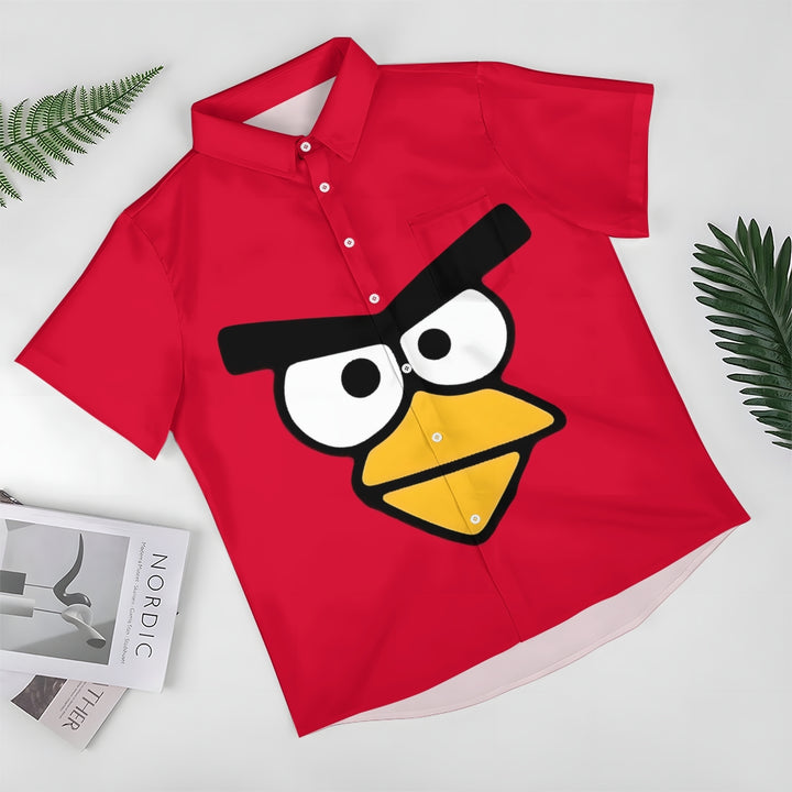 Men's Angry Birds Casual Short Sleeve Shirt 2401000294