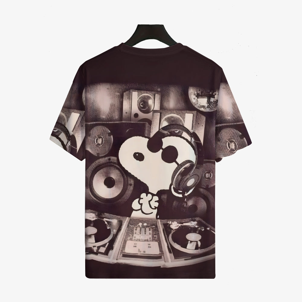 Men's Cartoon Character Round Neck Casual T-Shirt 2403000475