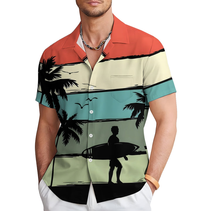 Men's Hawaiian Casual Holiday Short Sleeve Shirt 2405001571