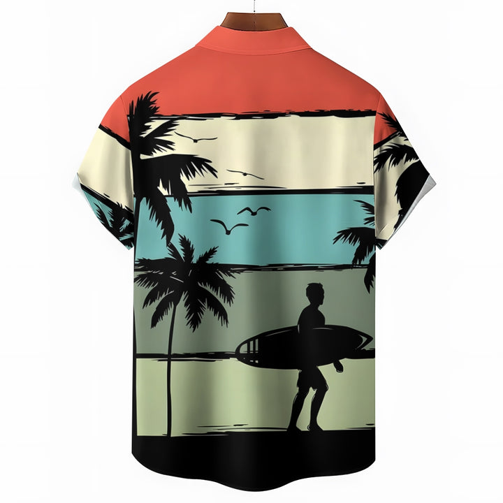 Men's Hawaiian Casual Holiday Short Sleeve Shirt 2405001571