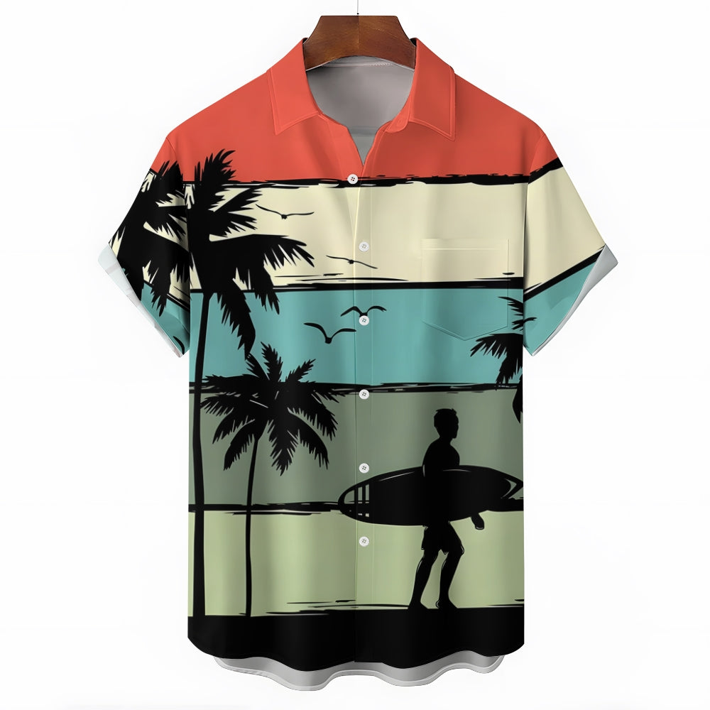 Men's Hawaiian Casual Holiday Short Sleeve Shirt 2405001571