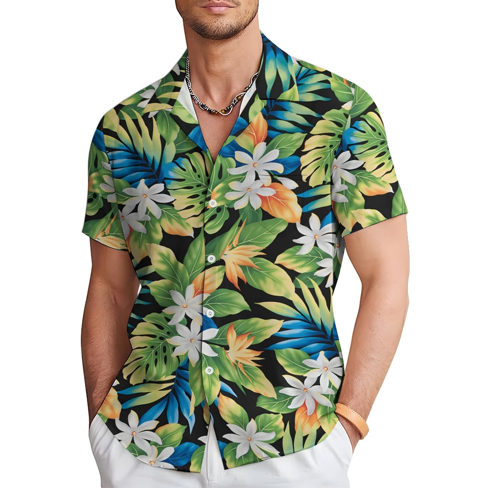 Men's Hawaiian Casual Short Sleeve Shirt 2402000028