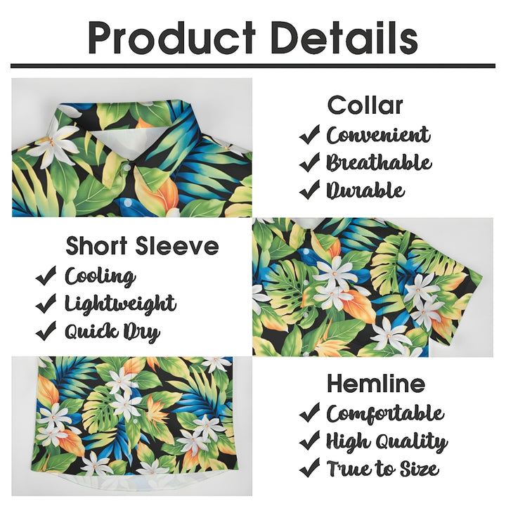 Men's Hawaiian Casual Short Sleeve Shirt 2402000028