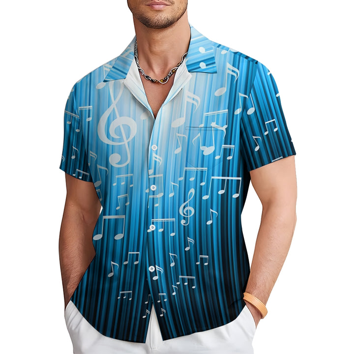 Men's Hawaiian Casual Short Sleeve Shirt 2401000197