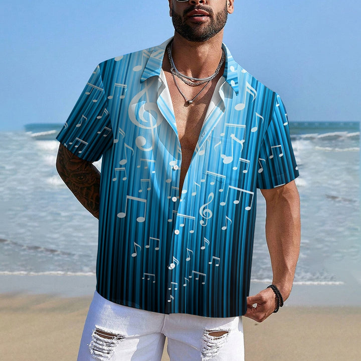 Men's Hawaiian Casual Short Sleeve Shirt 2401000197