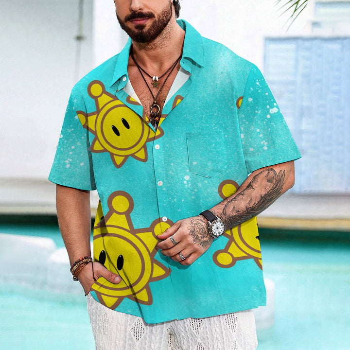 Hawaiian Game Character Same Style ShirtCasual Short Sleeve Shirt 2401000340