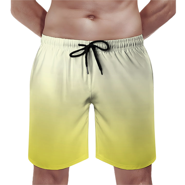 Men's Solid Colors And Gradients Beach Shorts 2312000427