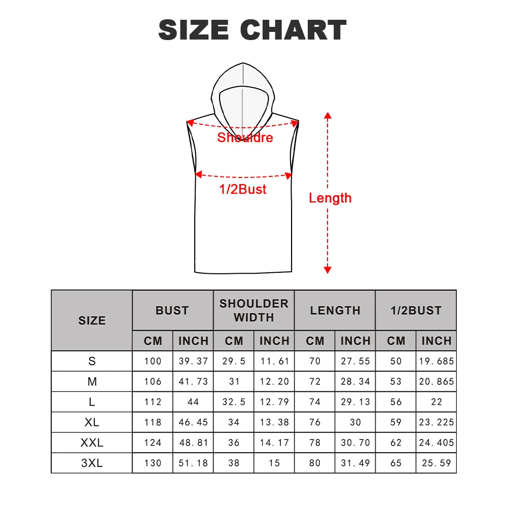 Mens Fashionable Hooded Sleeveless Vest 2405001116