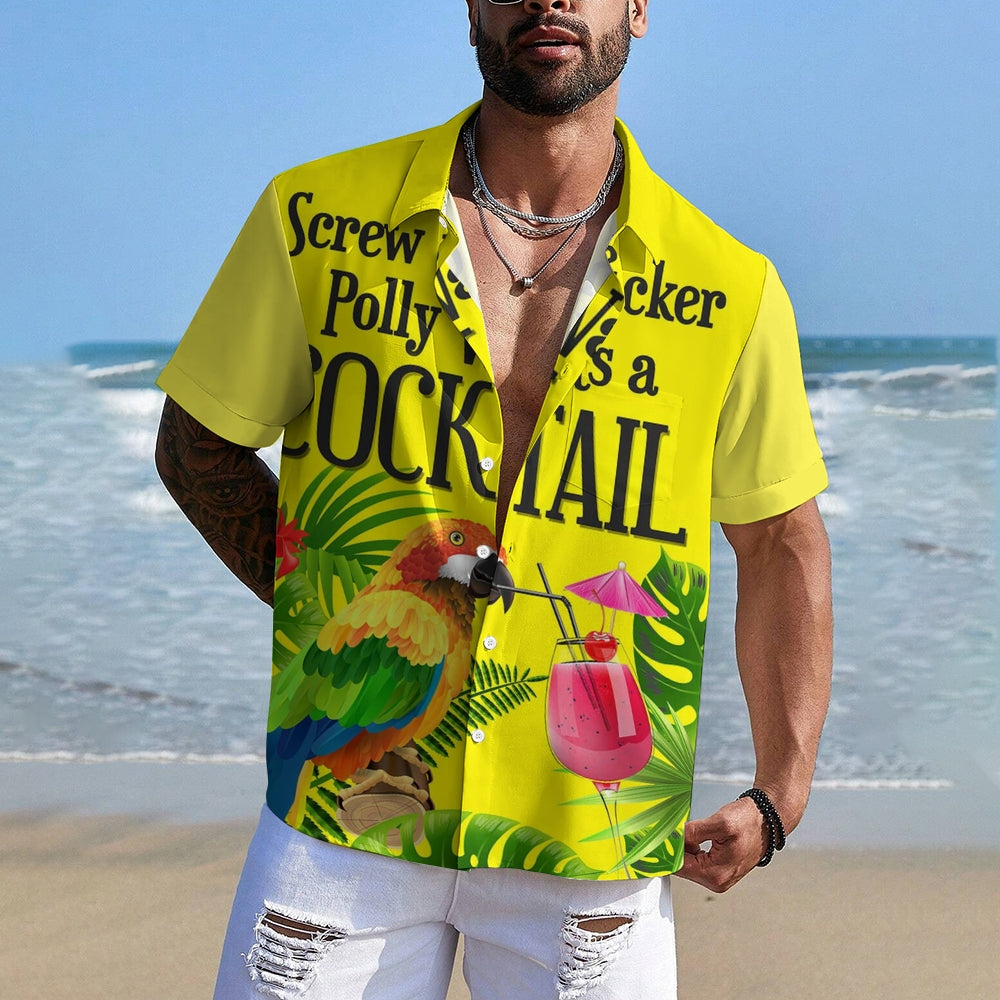 Men's Hawaiian Casual Short Sleeve Shirt 2310000148