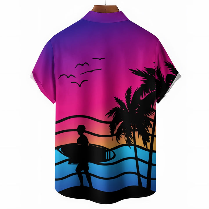 Men's Hawaiian Casual Holiday Short Sleeve Shirt 2405001571