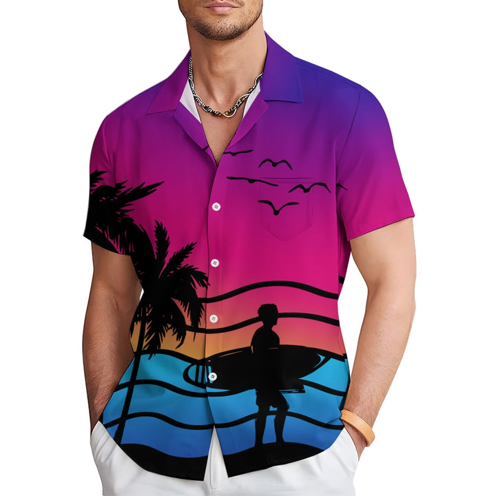 Men's Hawaiian Casual Holiday Short Sleeve Shirt 2405001571