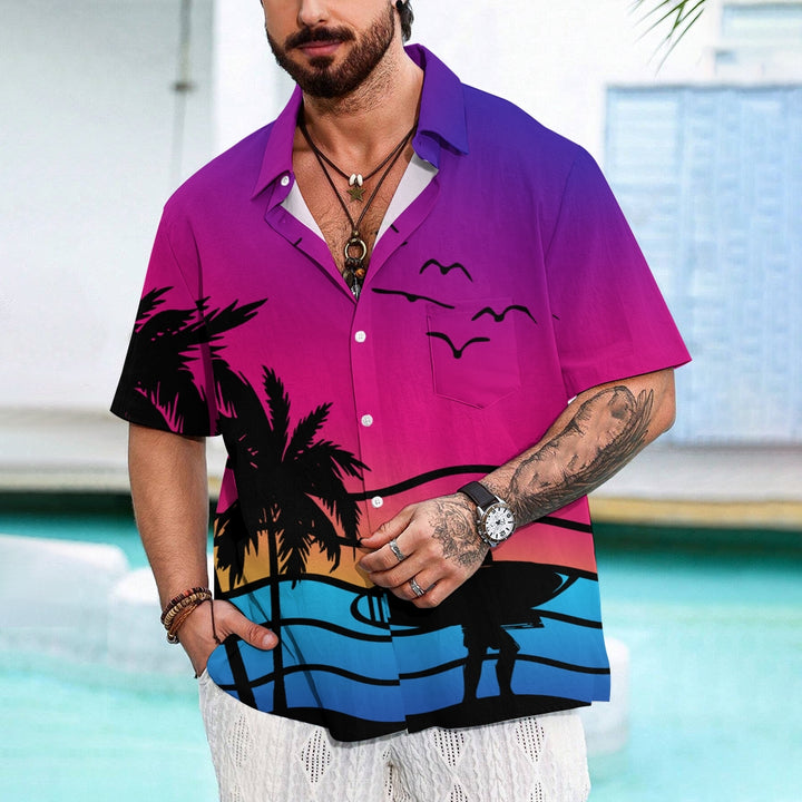 Men's Hawaiian Casual Holiday Short Sleeve Shirt 2405001571