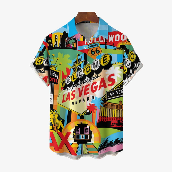 Men's Las Vegas Casual Short Sleeve Shirt 2401000244