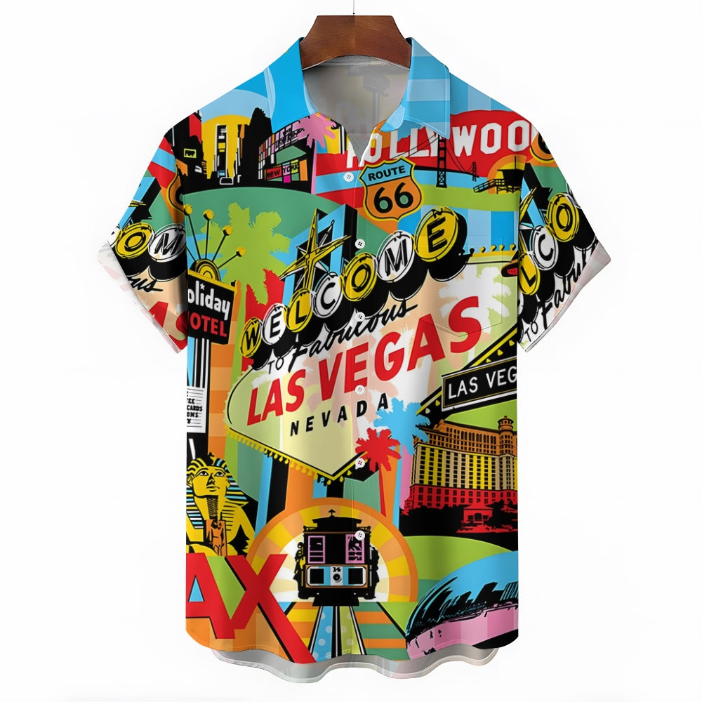 Men's Las Vegas Casual Short Sleeve Shirt 2401000244