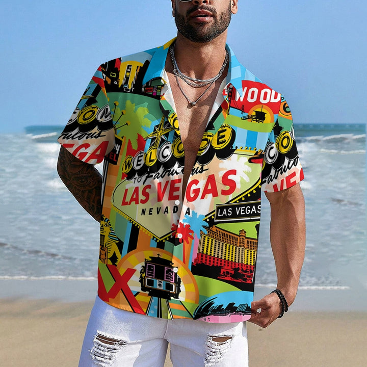 Men's Las Vegas Casual Short Sleeve Shirt 2401000244