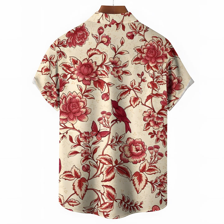 Men's Hawaiian Casual Short Sleeve Shirt 2312000338