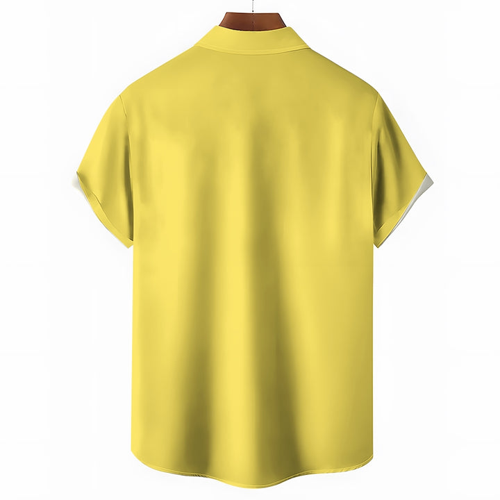 Men's Cartoon Casual Short Sleeve Shirt 2401000199
