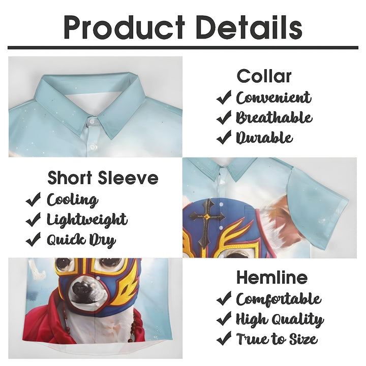 Men's Hawaiian Casual Short Sleeve Shirt 2312000465