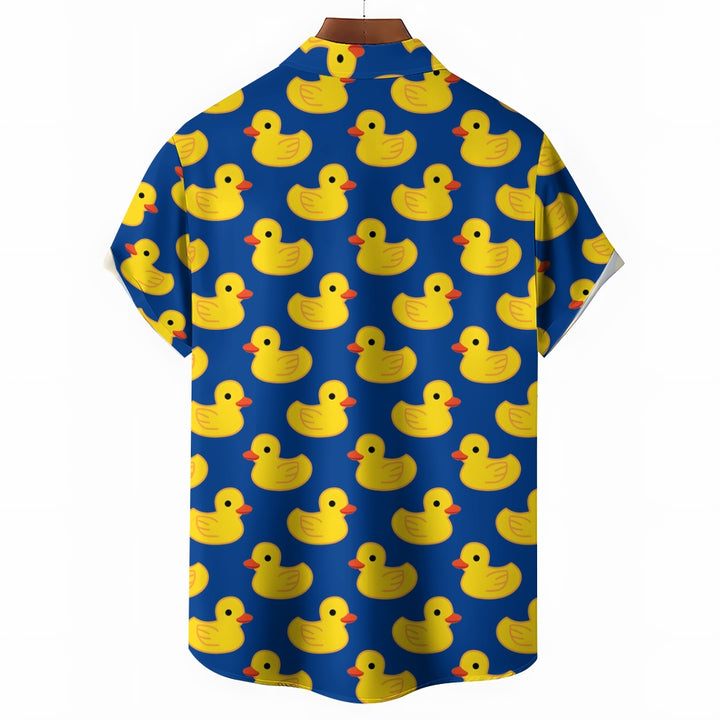 Men's Duck Tropical Print Hawaiian Shirt 2406000687